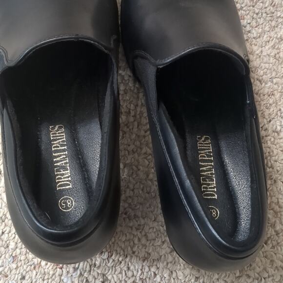 DREAM PAIRS Women's Low Chunky Block Heels Pumps Slip on Loafer 8.5 - Picture 6 of 9